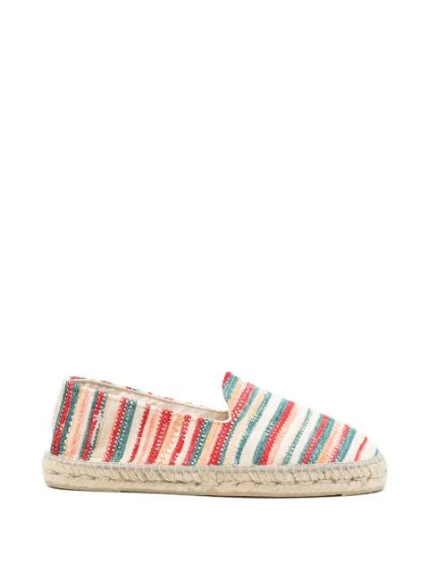 striped natural espadrilles by MANEBI