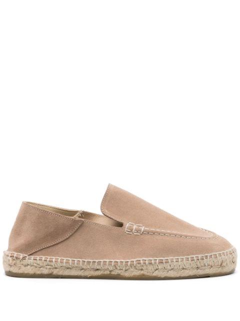 suede flat espadrilles by MANEBI