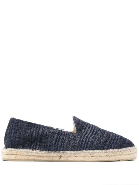 woven-effect slip-on espadrilles by MANEBI