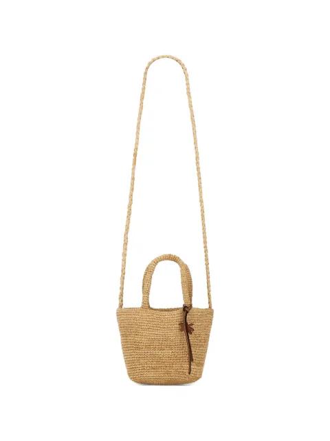 woven raffia bag by MANEBI