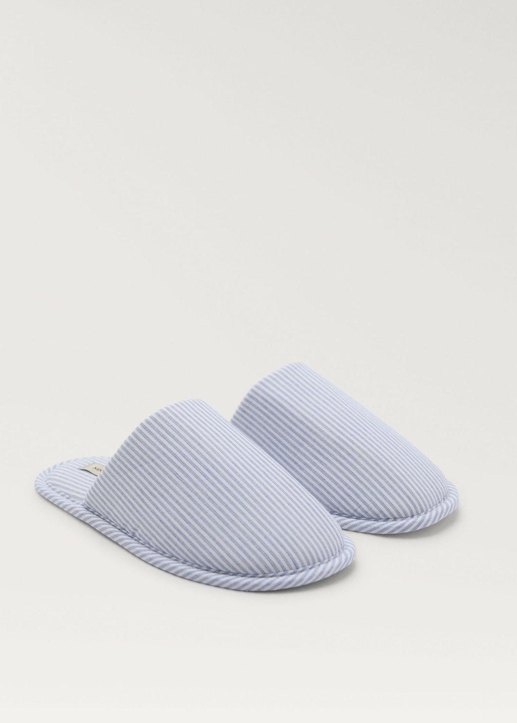 Open house slippers blue by MANGO KIDS