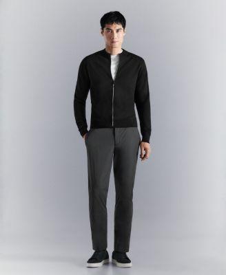 Men's Comfort Stretch Knit Cardigan Sweater by MANGO