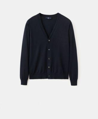 Men's Merino Wool Cardigan by MANGO