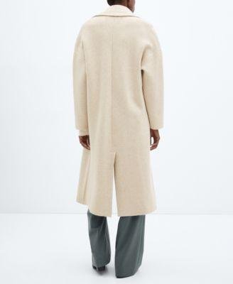 Women's Pockets Detail Oversized Knitted Coat by MANGO