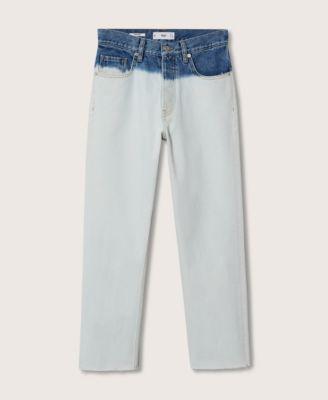 Women's Tie-Dye Straight Jeans by MANGO
