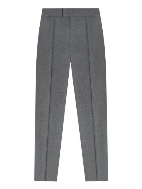 Claude slim-fit grey tailored trousers by MANIERE DE VOIR