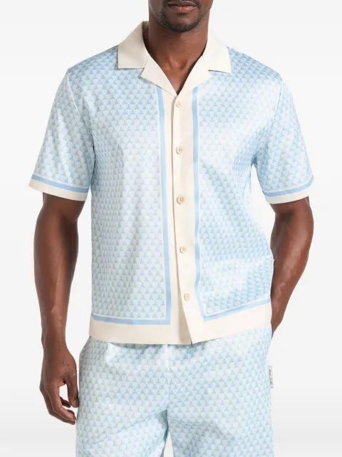 Eiffel monogram resort shirt by MANIERE DE VOIR
