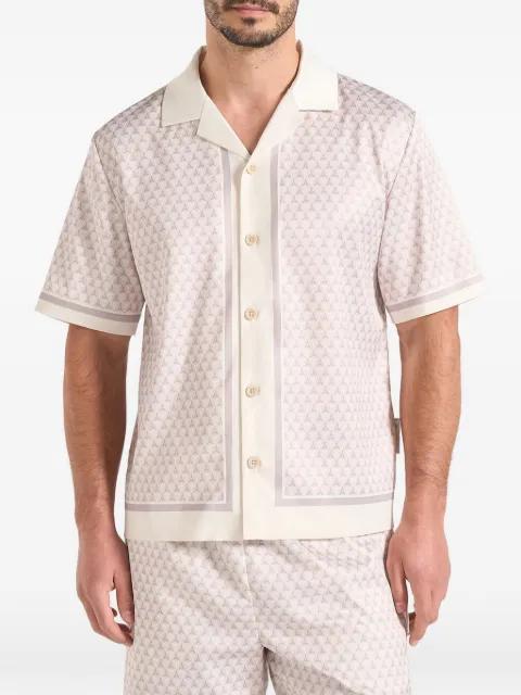 Eiffel monogram resort shirt by MANIERE DE VOIR