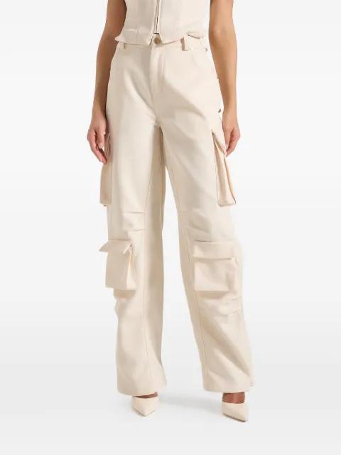Emilie cargo-pocket high-waisted trousers by MANIERE DE VOIR