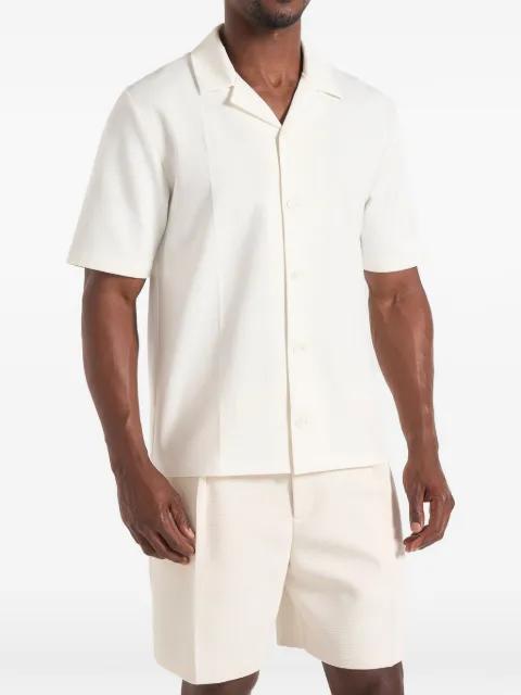 Felix in white tailored shirt with crease by MANIERE DE VOIR