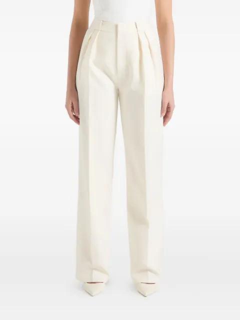 Julie twin-pleated tailored trousers by MANIERE DE VOIR
