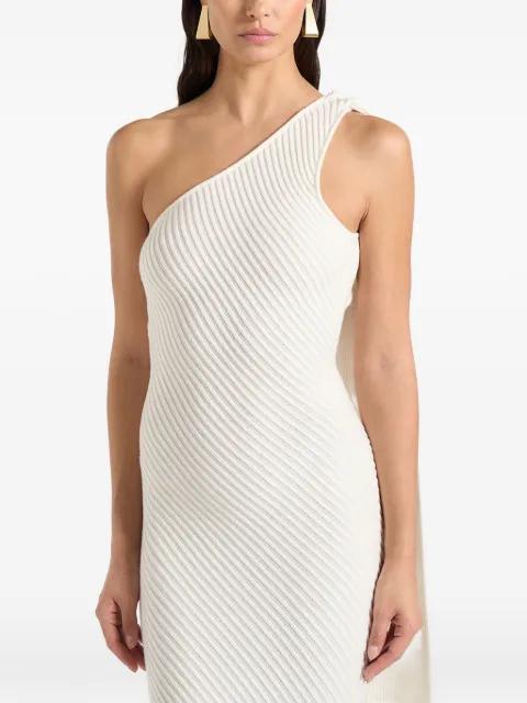 Laya scarf knit maxi dress by MANIERE DE VOIR