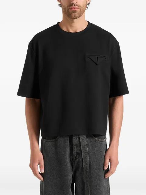 Leon boxy cropped T-shirt by MANIERE DE VOIR