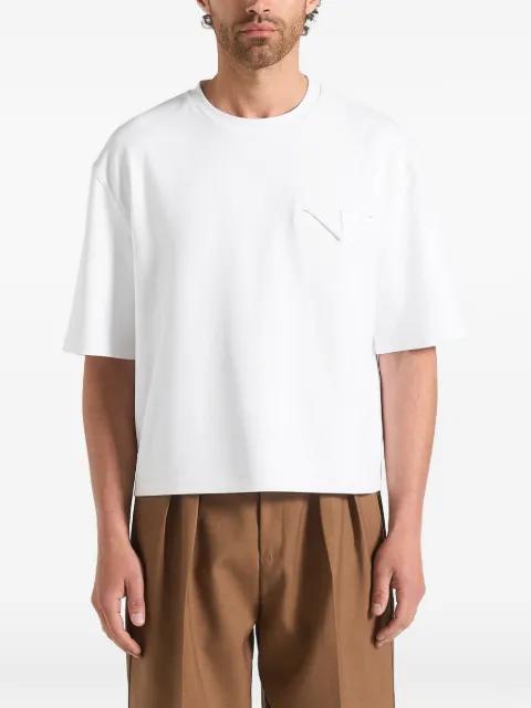 Leon boxy cropped T-shirt by MANIERE DE VOIR