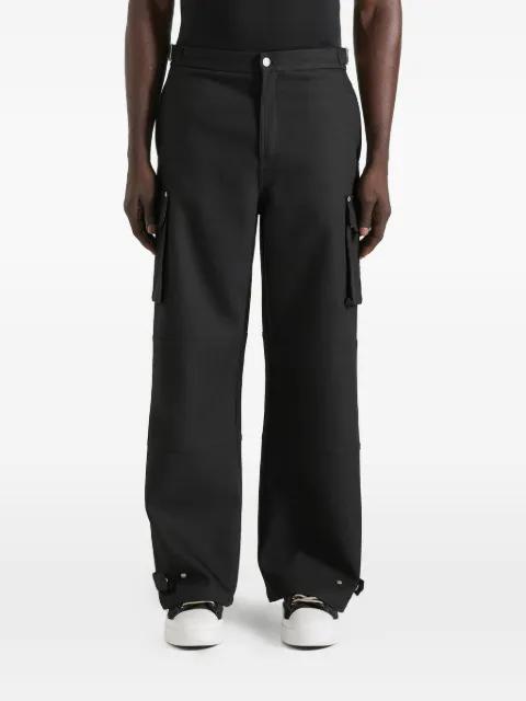Mathis twill wide-leg cargo trousers by MANIERE DE VOIR