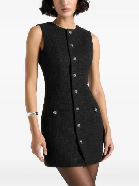 Nadine tweed mini dress by MANIERE DE VOIR