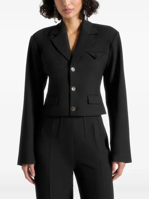 Prisca tailored cropped blazer by MANIERE DE VOIR