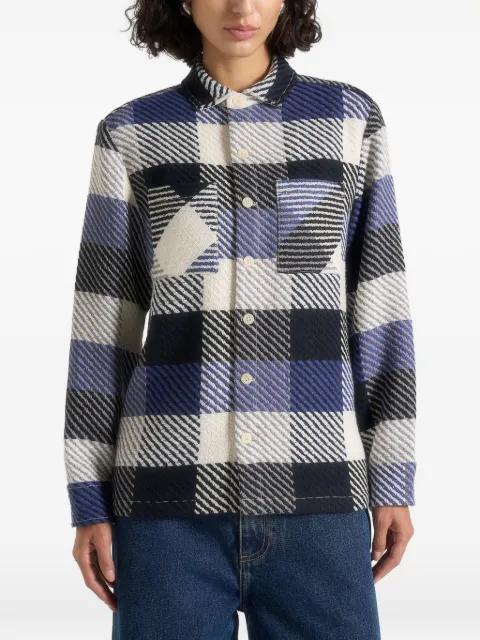Rune check overshirt by MANIERE DE VOIR