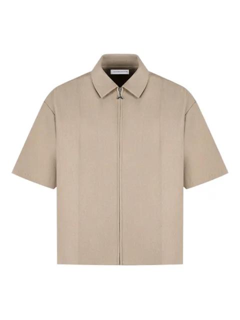 boxy shirt with crease by MANIERE DE VOIR