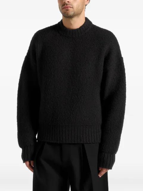 brushed wool knit seater by MANIERE DE VOIR