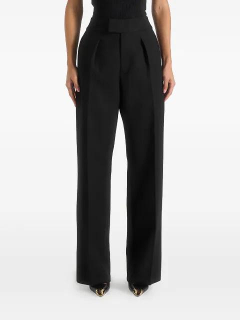 high-waist tailored trousers by MANIERE DE VOIR