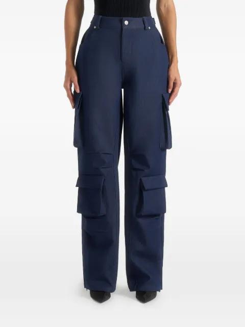high-waisted cargo pants by MANIERE DE VOIR