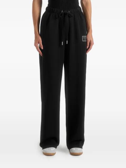 neoprene relaxed fit joggers by MANIERE DE VOIR
