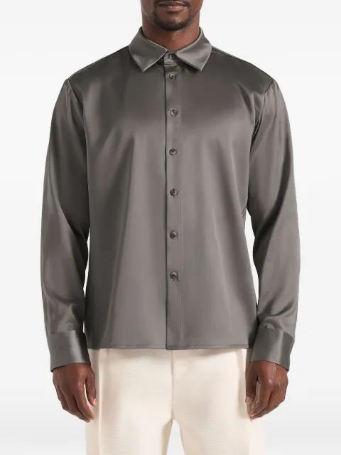 oversized satin shirt by MANIERE DE VOIR