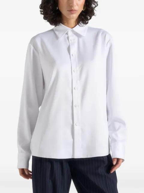 oversized satin shirt by MANIERE DE VOIR