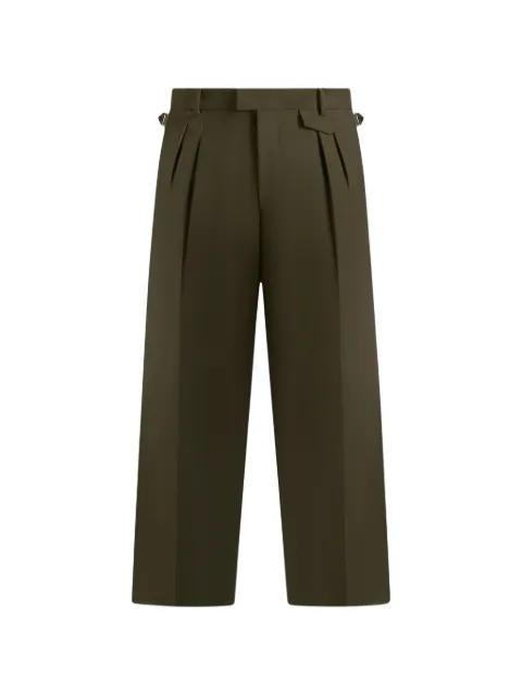 pleated tailored trousers by MANIERE DE VOIR