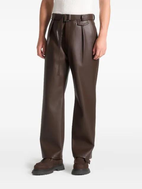 relaxed fit pleated trousers by MANIERE DE VOIR