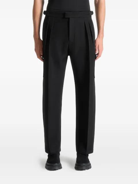 relaxed-fit twill pocket trousers by MANIERE DE VOIR