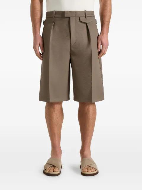 tailored twill bermuda shorts by MANIERE DE VOIR