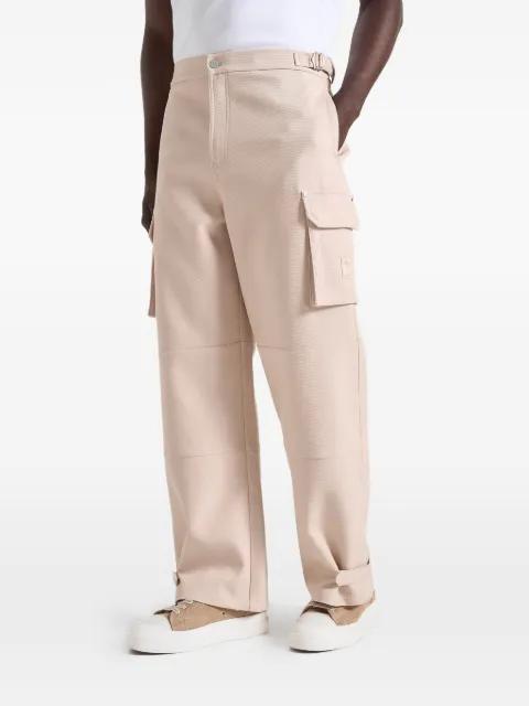 twill signature wide-leg cargo trousers by MANIERE DE VOIR