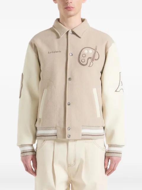 wool-blend Varsity jacket by MANIERE DE VOIR