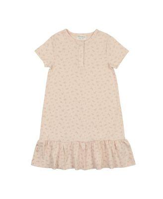 Girls' Printed Gauze Short Sleeve Dress - Little Kid by MANIERE