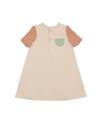 Girls' Sunshine Rainbows Short Sleeve Dress - Little Kid by MANIERE
