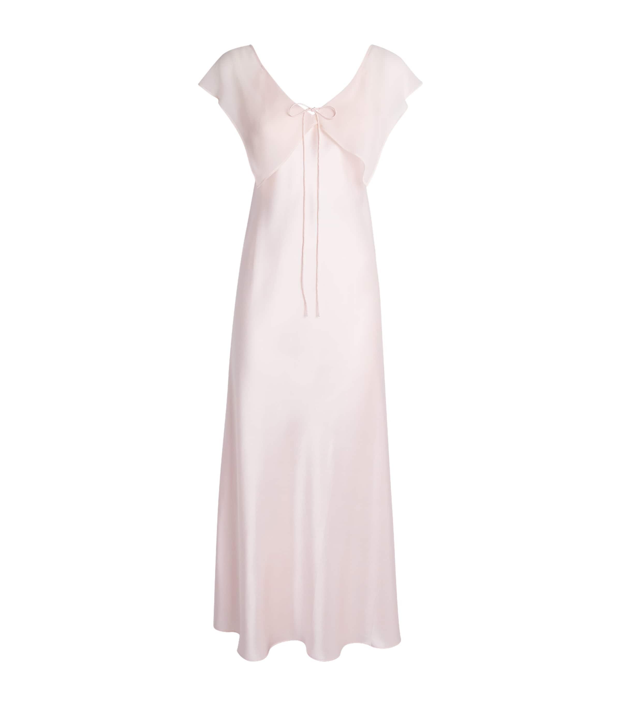 MANITO Mulberry Silk Chiffon Crete Nightdress by MANITO