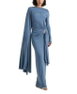 Edena Asym Ruched Draped Maxi Dress by MANIÈRE DE VOIR Edena Asym Ruched Draped Maxi Dress by MANIÈRE DE VOIR