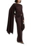 Edena Asym Ruched Draped Maxi Dress by MANIÈRE DE VOIR Edena Asym Ruched Draped Maxi Dress by MANIÈRE DE VOIR