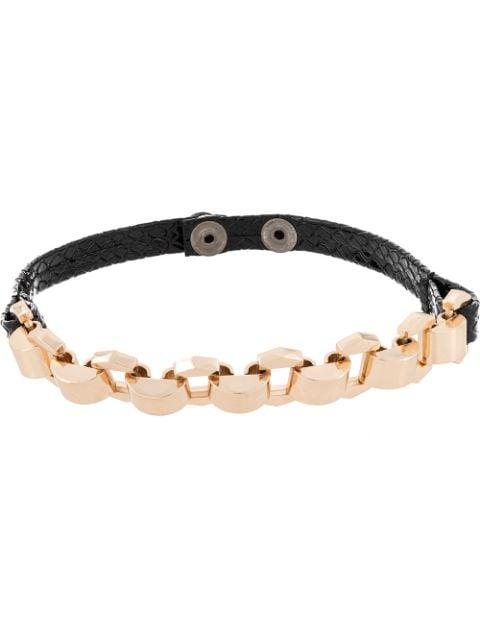 Fab leather choker by MANOKHI