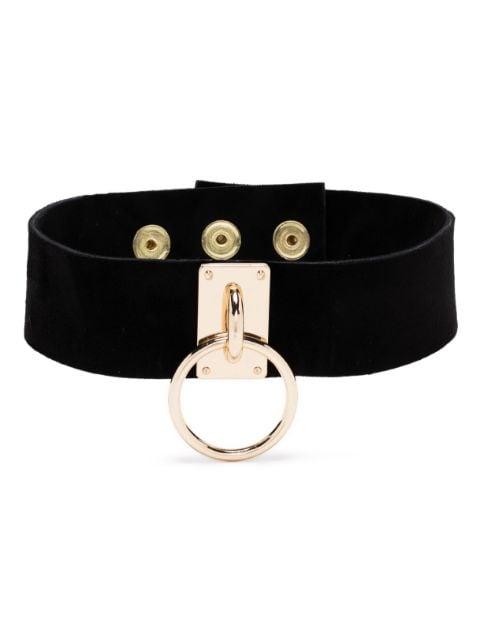 Jacob suede choker necklace by MANOKHI