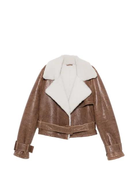 Jessie belt jacket by MANOKHI