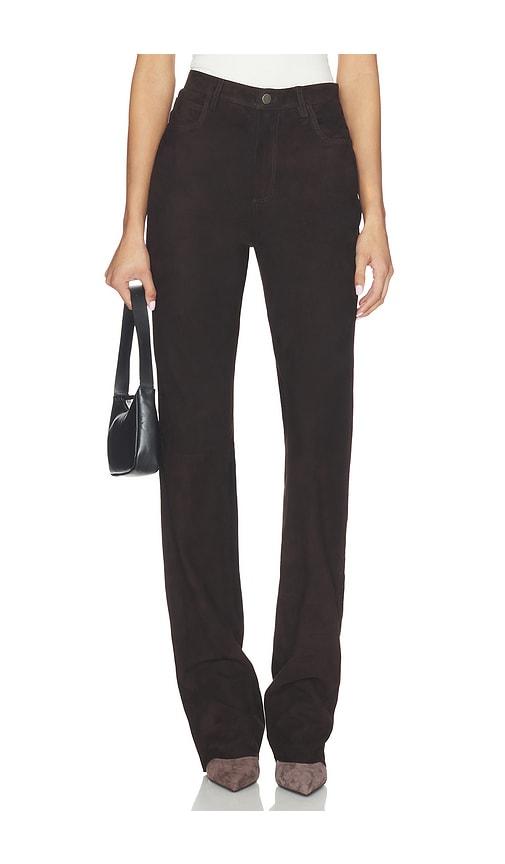 MANOKHI Sena Pants in Brown by MANOKHI