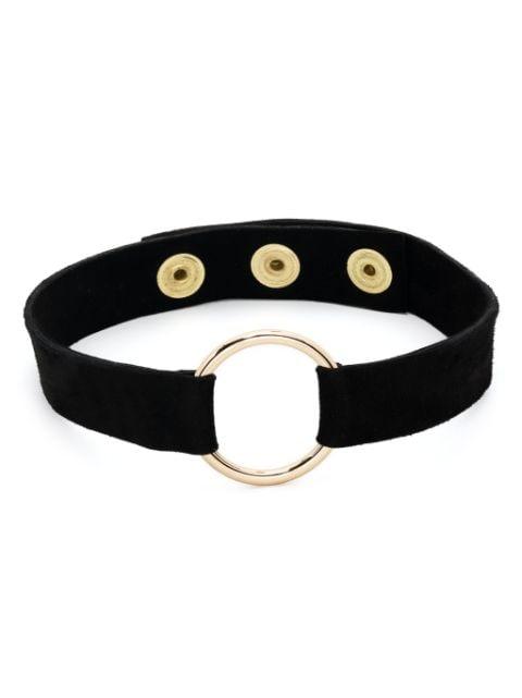 Marla suede choker necklace by MANOKHI
