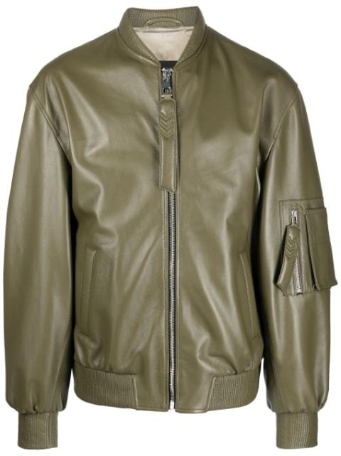 Savona leather bomber jacket by MANOKHI