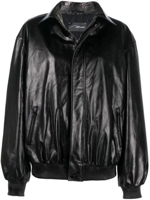 biker bomber jacket by MANOKHI