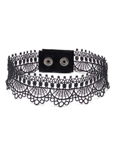 lace choker necklace by MANOKHI