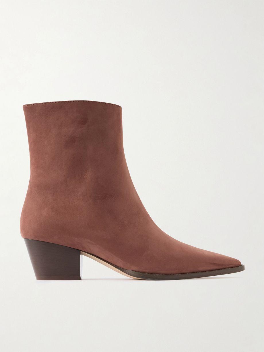 Aliera 50 nubuck ankle boots by MANOLO BLAHNIK