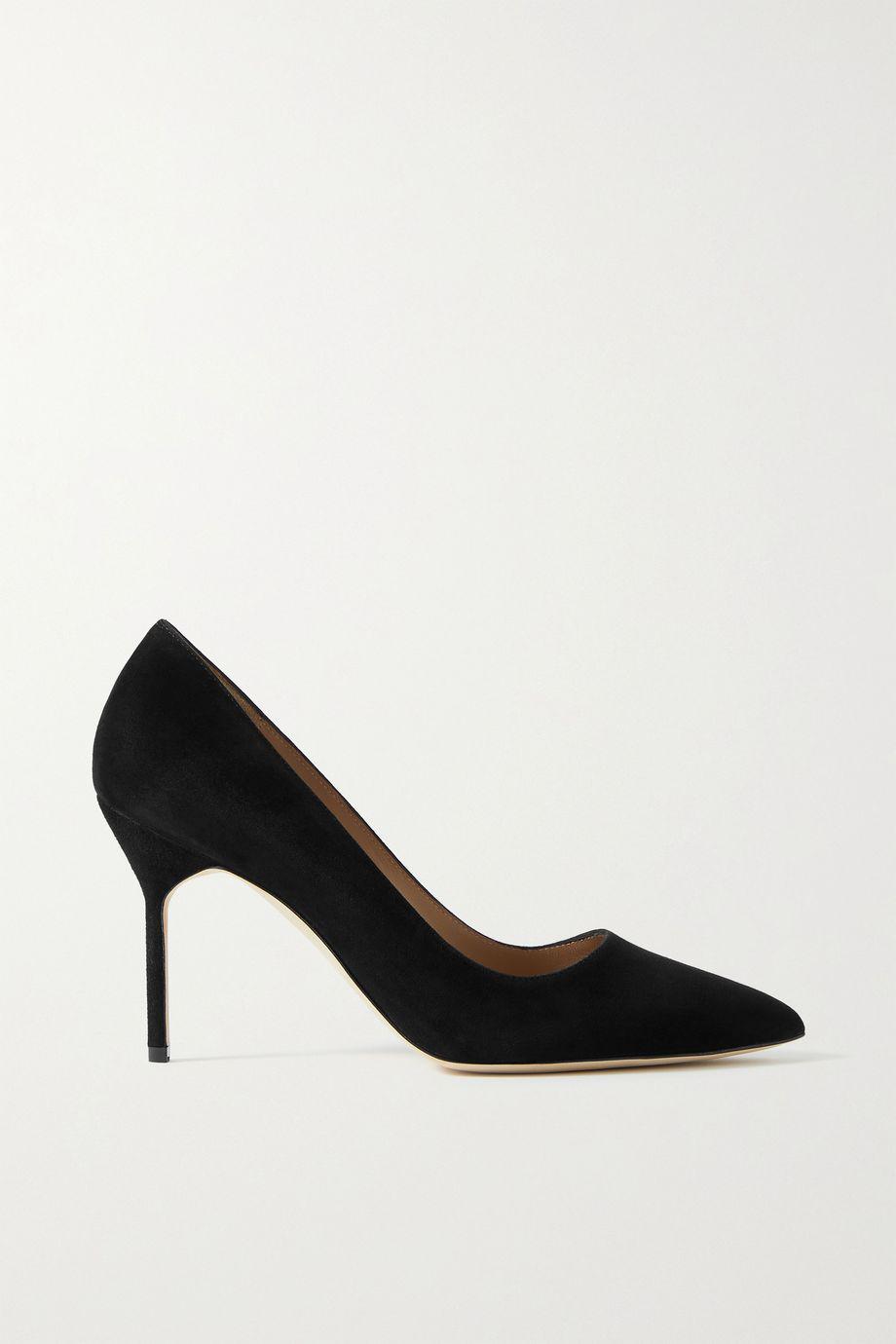 BB 90 suede pumps by MANOLO BLAHNIK